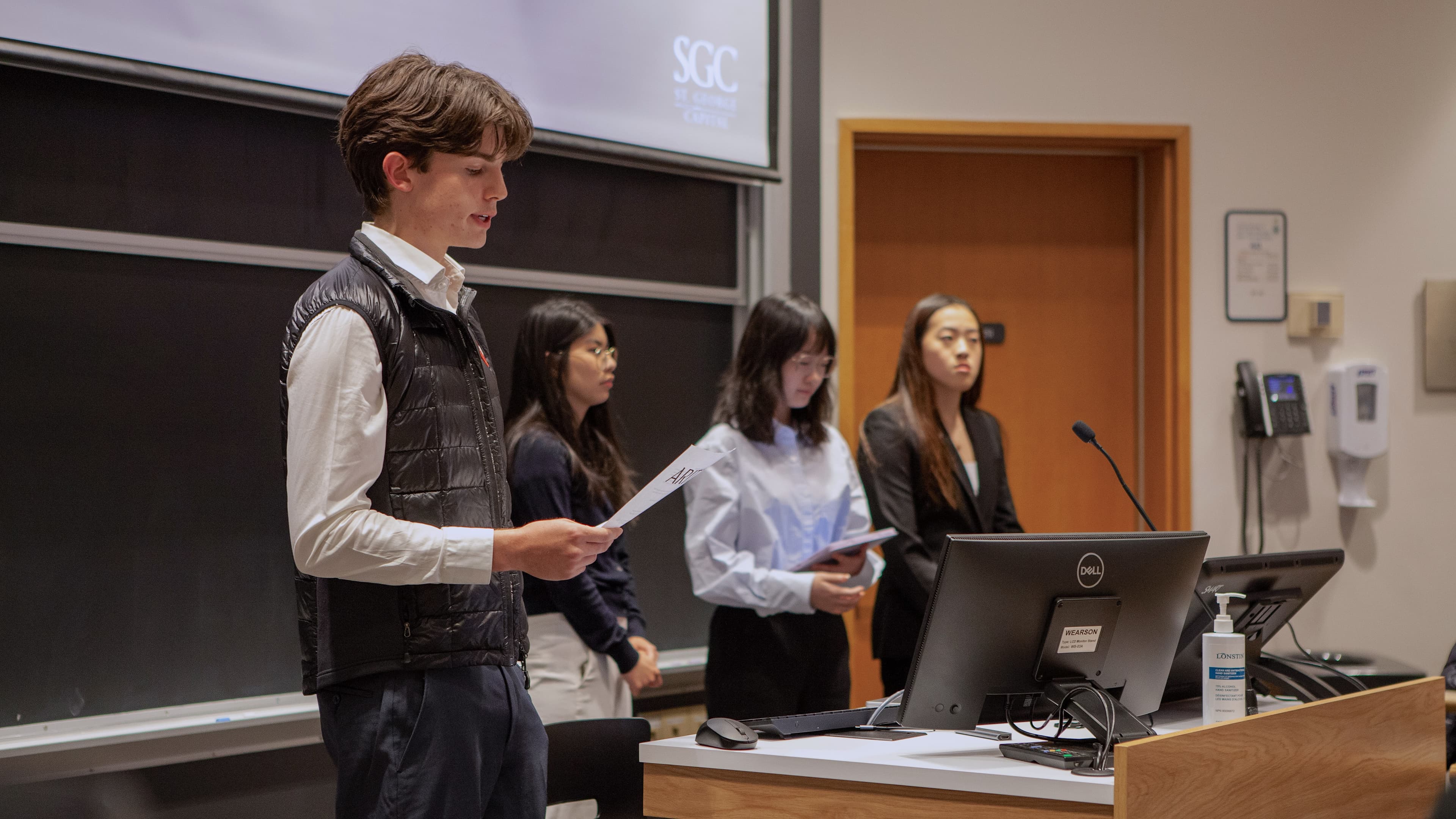 SGC members presenting their research at the University of Toronto